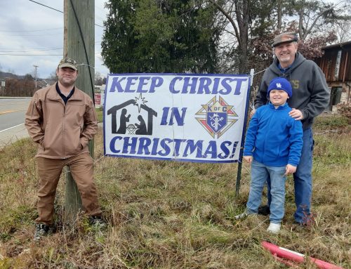 Hurricane Knights of Columbus Remind Community of  True Meaning of Christmas